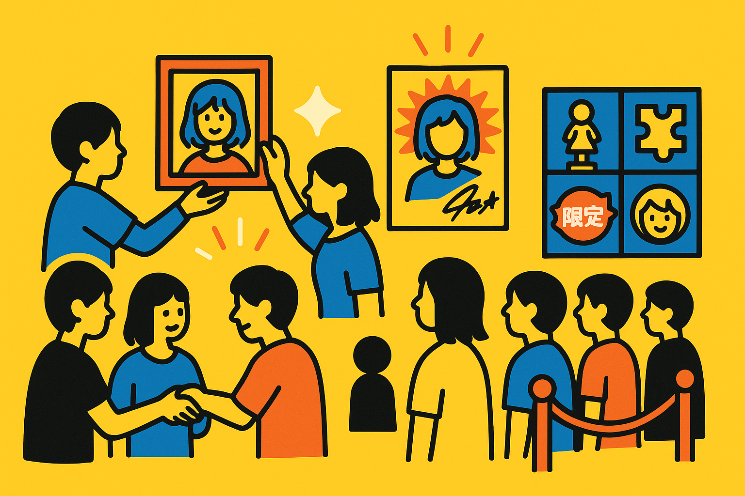 限定版グッズに惹かれるオタク心理を象徴するアイキャッチ画像